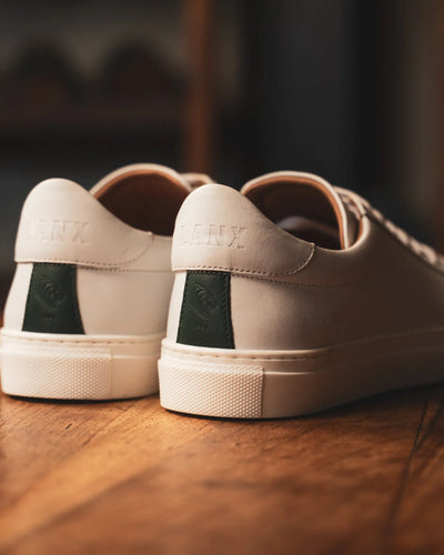 ANCOATS // WHITE & GREEN-Men's Casual