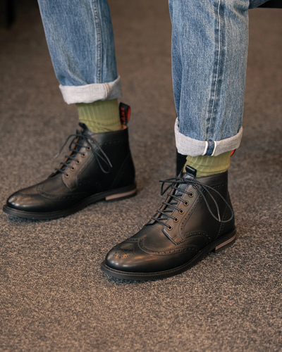 BAYLEY // BLACK-Men's Boots | LANX Proper Men's Shoes