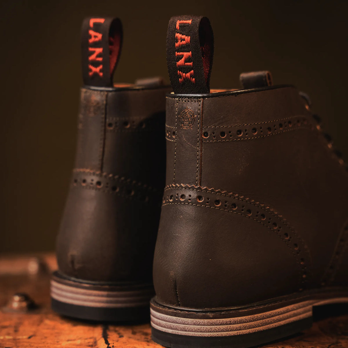 BAYLEY // BROWN DISTRESSED-Men's Boots