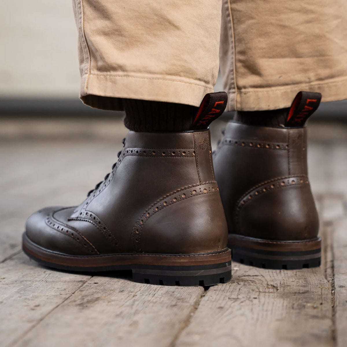 BAYLEY // BROWN DISTRESSED-Men's Boots | LANX Proper Men's Shoes
