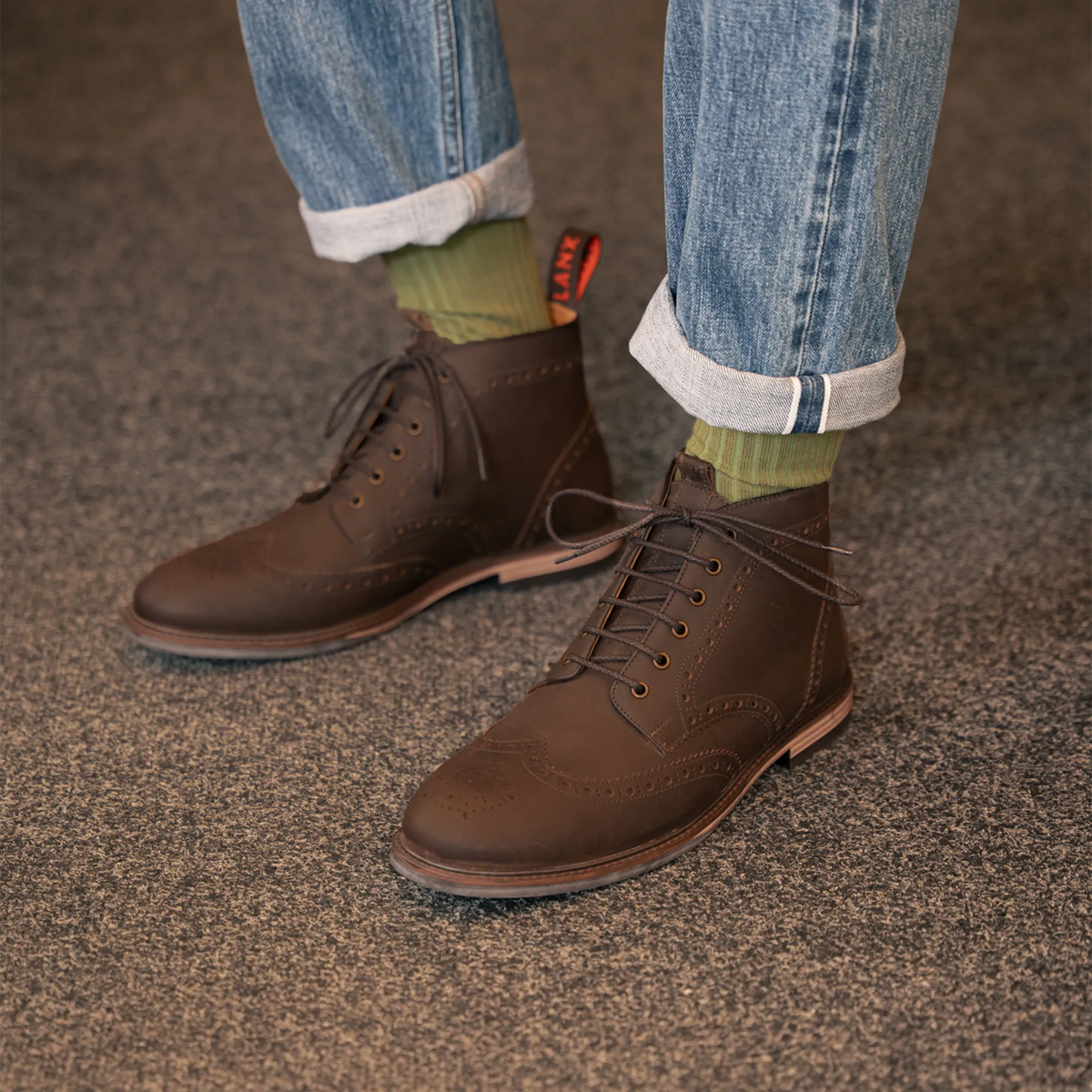 BAYLEY // BROWN DISTRESSED-Men's Boots