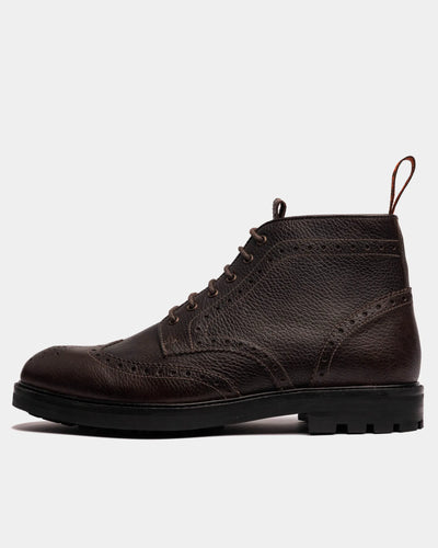 BAYLEY // PLUM GRAINED-Men's Boots | LANX Proper Men's Shoes