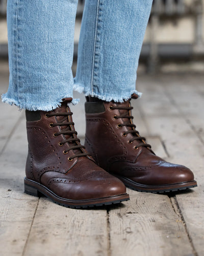 CHIPPING / CHESTNUT & KHAKI-Women’s Boots