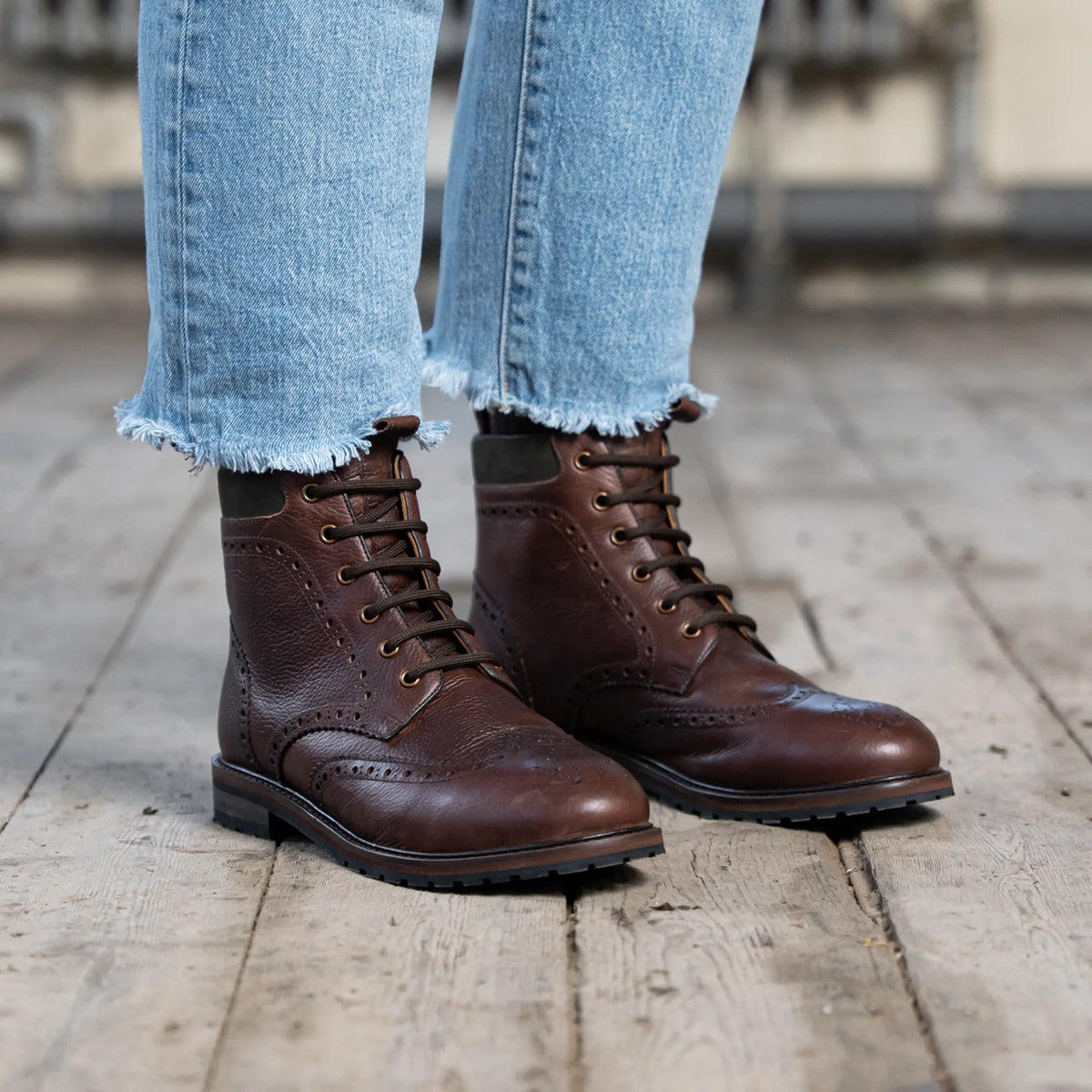 CHIPPING / CHESTNUT & KHAKI-Women’s Boots