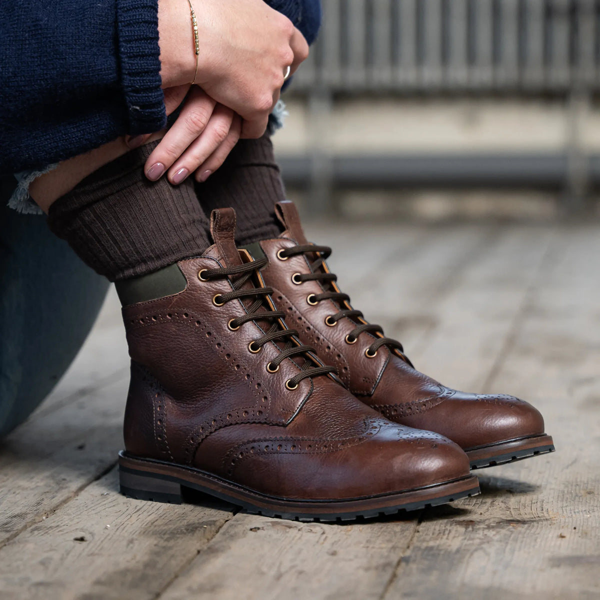 CHIPPING / CHESTNUT & KHAKI-Women’s Boots