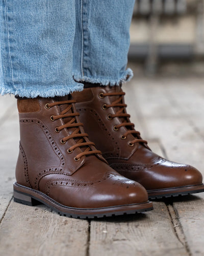 CHIPPING / CONKER DISTRESSED-Women’s Boots | LANX Proper Men's Shoes