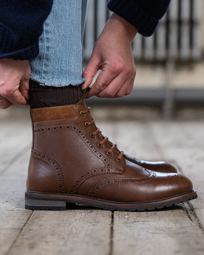 CHIPPING / CONKER DISTRESSED-Women’s Boots | LANX Proper Men's Shoes