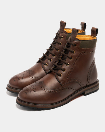 CHIPPING / MAHOGANY & KHAKI-Women’s Boots | LANX Proper Men's Shoes