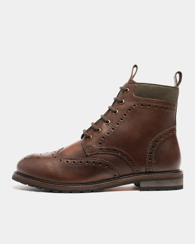 CHIPPING / MAHOGANY & KHAKI-Women’s Boots | LANX Proper Men's Shoes