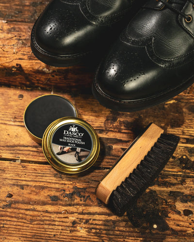 WAX POLISH / BLACK-Shoe Care | LANX Proper Men's Shoes