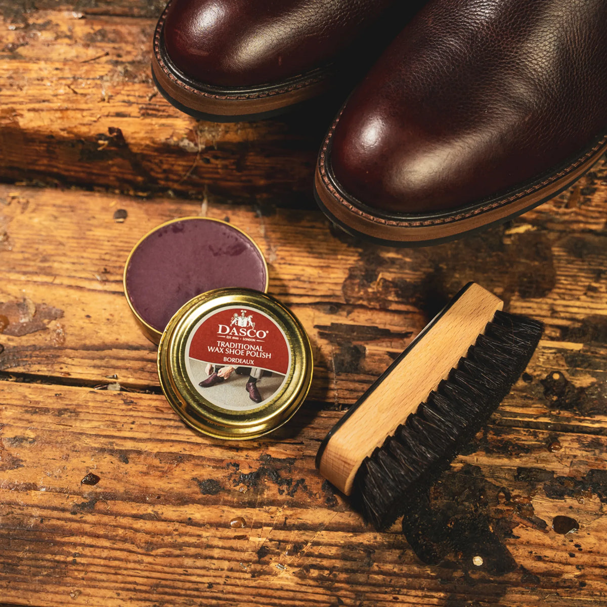 WAX POLISH / BORDEUX-Shoe Care