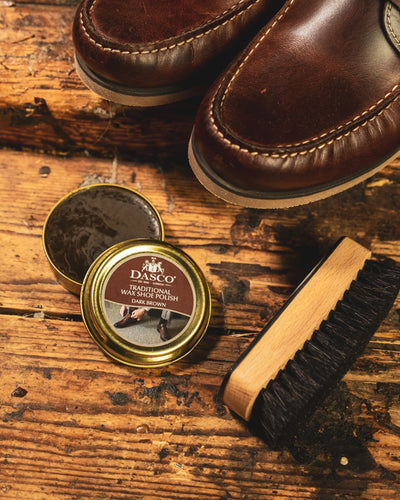 WAX POLISH / DARK BROWN-Shoe Care | LANX Proper Men's Shoes