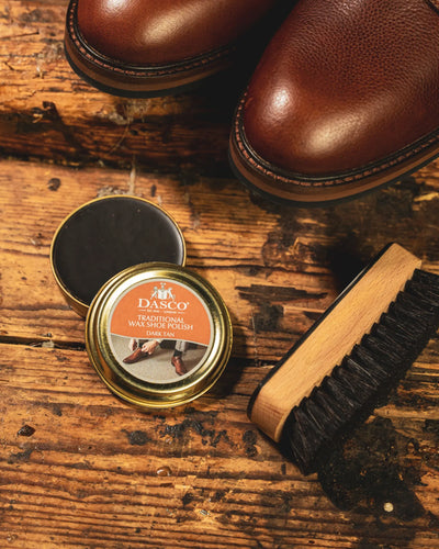 WAX POLISH / DARK TAN-Shoe Care | LANX Proper Men's Shoes