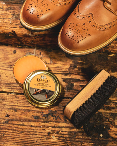 WAX POLISH / LIGHT TAN-Shoe Care | LANX Proper Men's Shoes