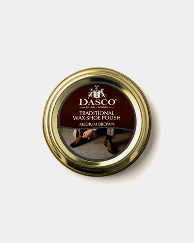 WAX POLISH / MEDIUM BROWN-Shoe Care | LANX Proper Men's Shoes