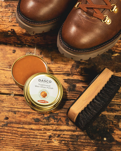 WAX POLISH / MEDIUM TAN-Shoe Care | LANX Proper Men's Shoes