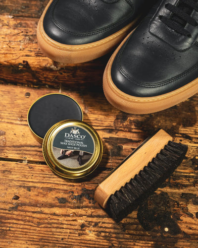 WAX POLISH / NAVY BLUE-Shoe Care | LANX Proper Men's Shoes