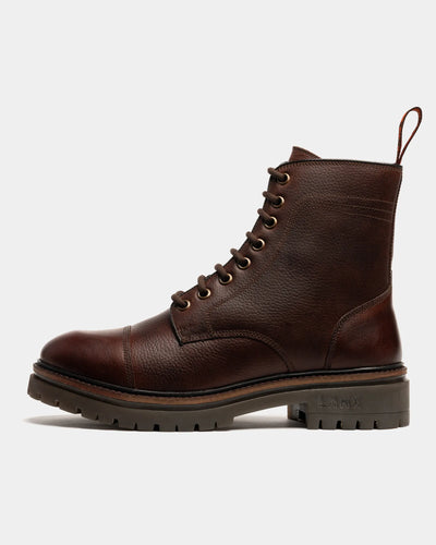 DINCKLEY / CHESTNUT GRAINED-Women’s Boots | LANX Proper Men's Shoes