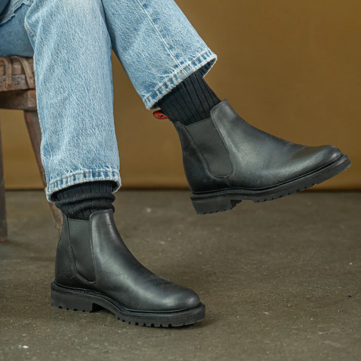 FALLBARN / BLACK-Women’s Chelsea