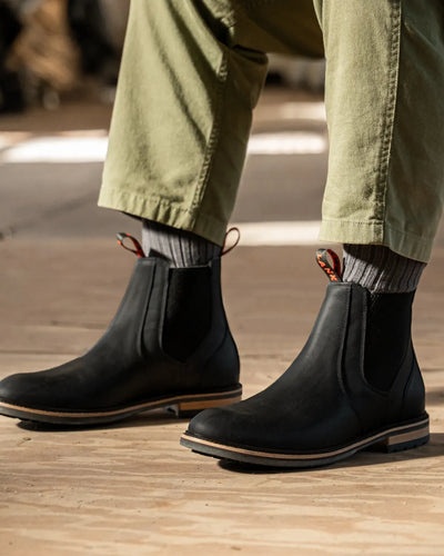 GARSTANG // BLACK-Men's Chelsea | LANX Proper Men's Shoes