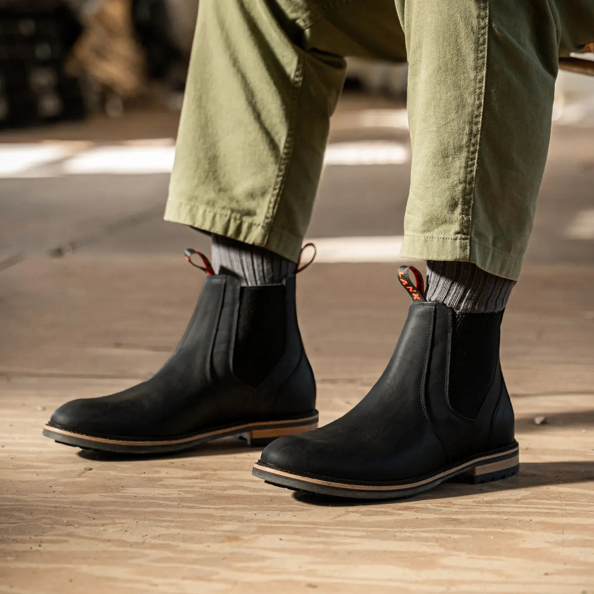 GARSTANG // BLACK-Men's Chelsea | LANX Proper Men's Shoes