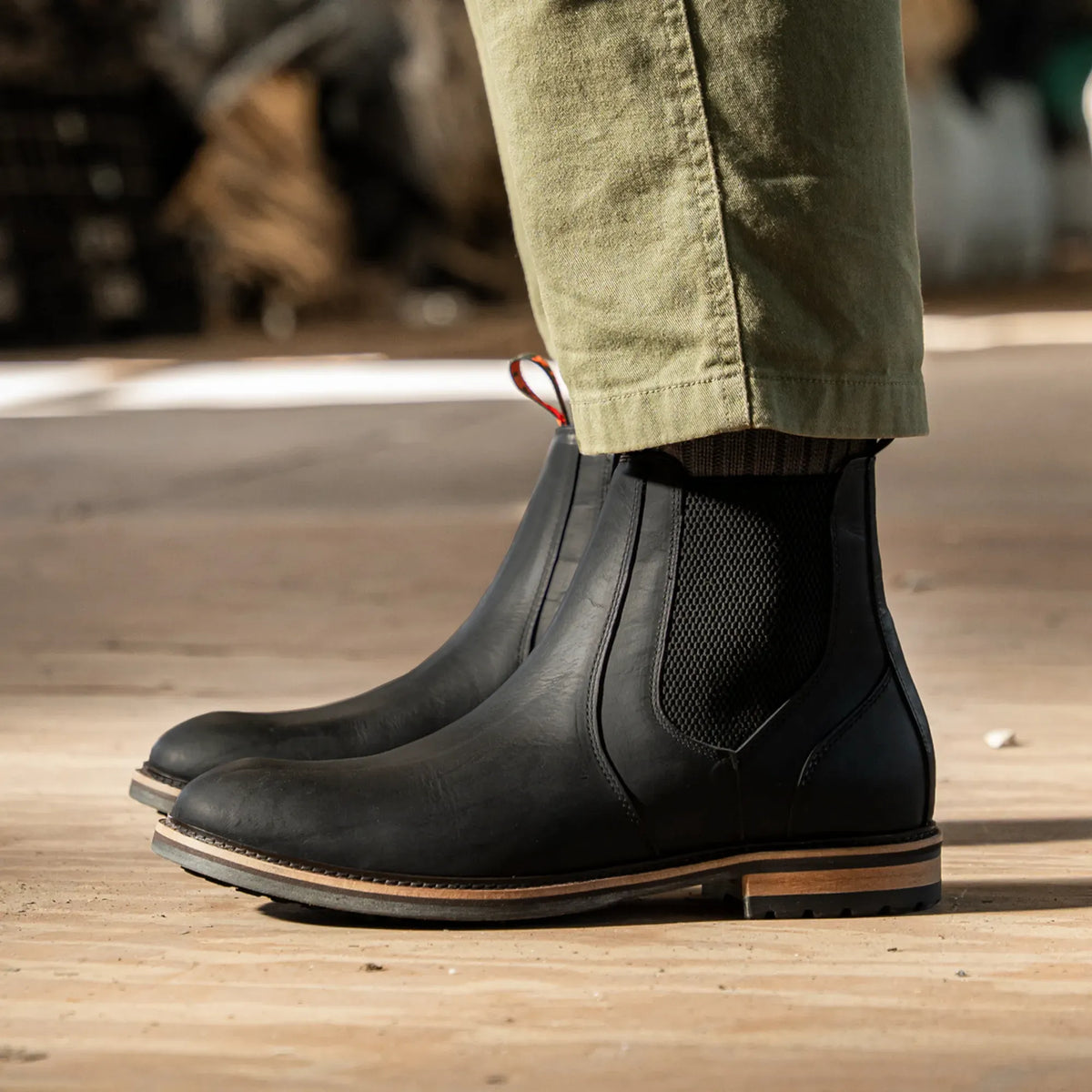 GARSTANG // BLACK-Men's Chelsea | LANX Proper Men's Shoes