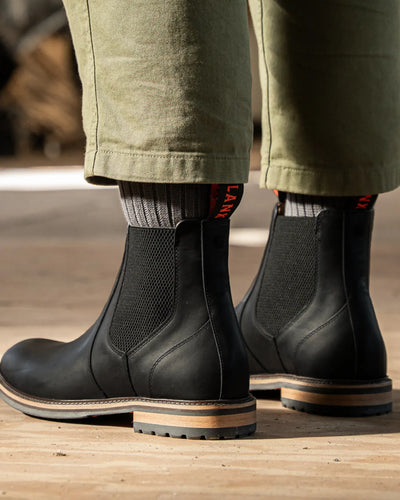 GARSTANG // BLACK-Men's Chelsea | LANX Proper Men's Shoes