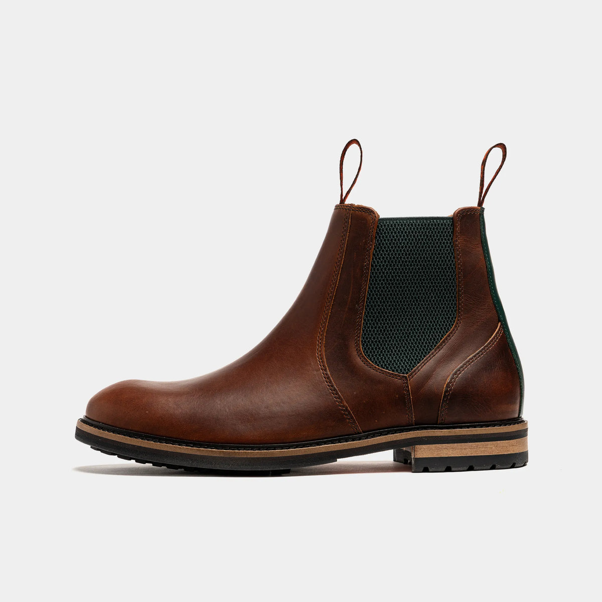 GARSTANG // CARAMEL & GREEN-Men's Chelsea