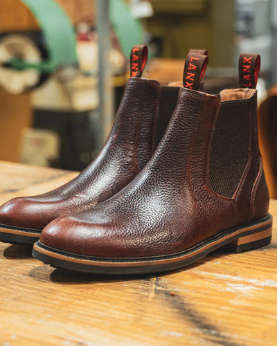 GARSTANG // COGNAC GRAINED-Men's Chelsea