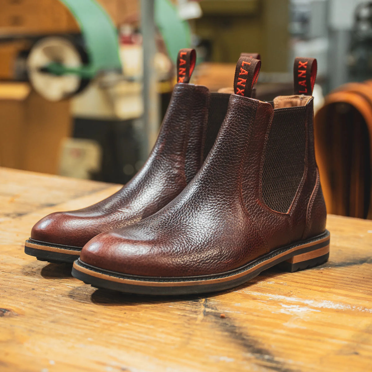 GARSTANG // COGNAC GRAINED-Men's Chelsea