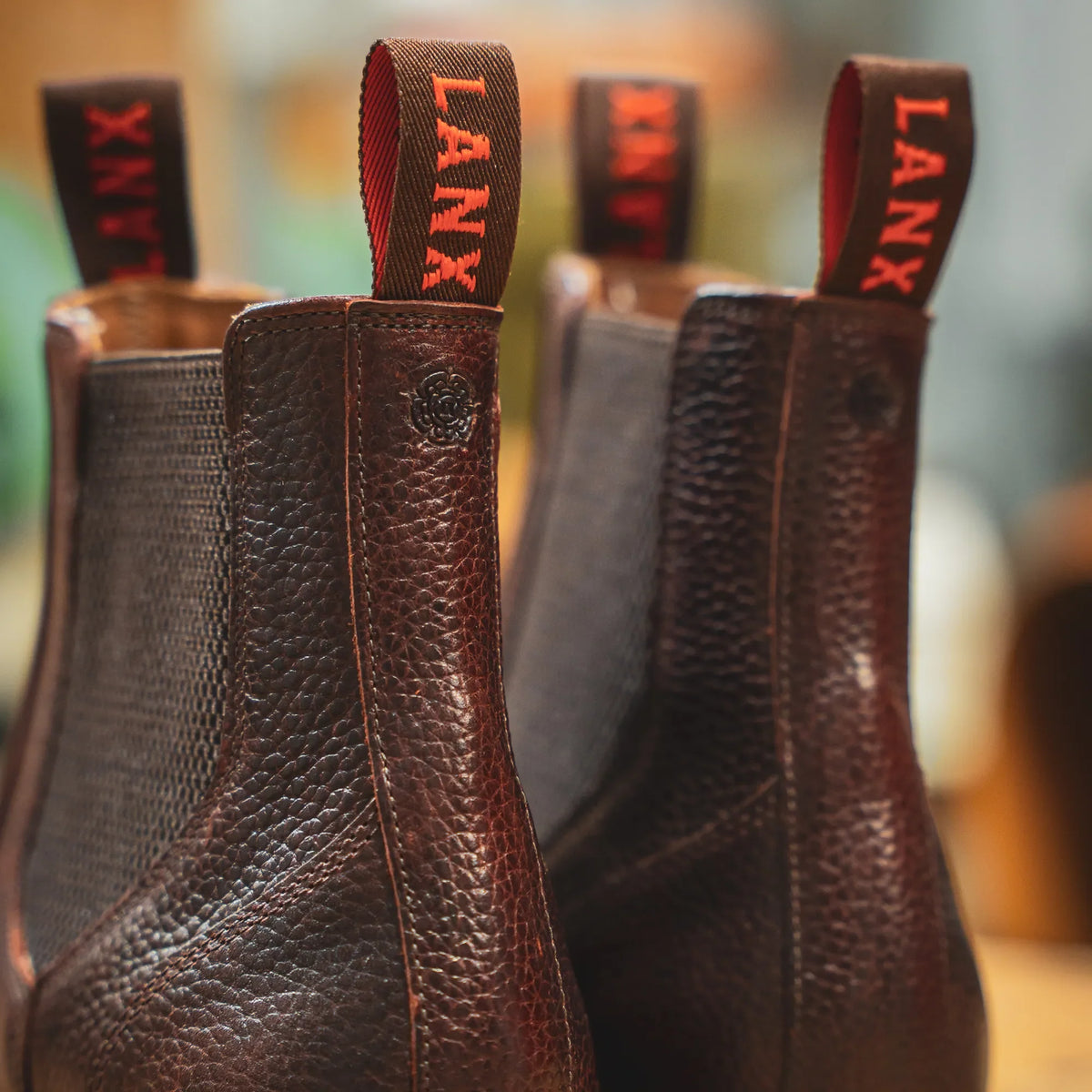 GARSTANG // COGNAC GRAINED-Men's Chelsea