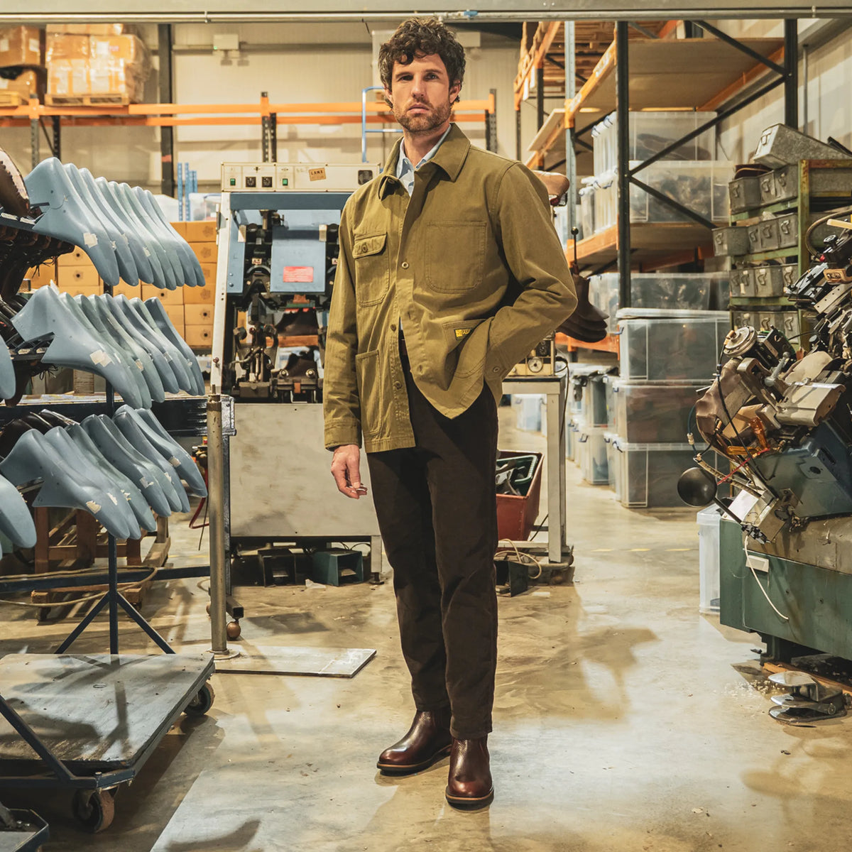 GARSTANG // COGNAC GRAINED-Men's Chelsea