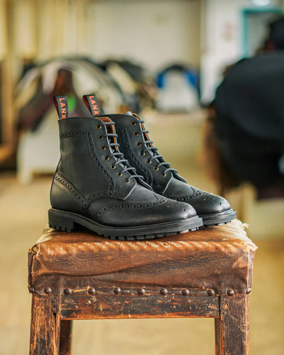 GRINDLETON // BLACK ODYSSEY-Men's Boots | LANX Proper Men's Shoes