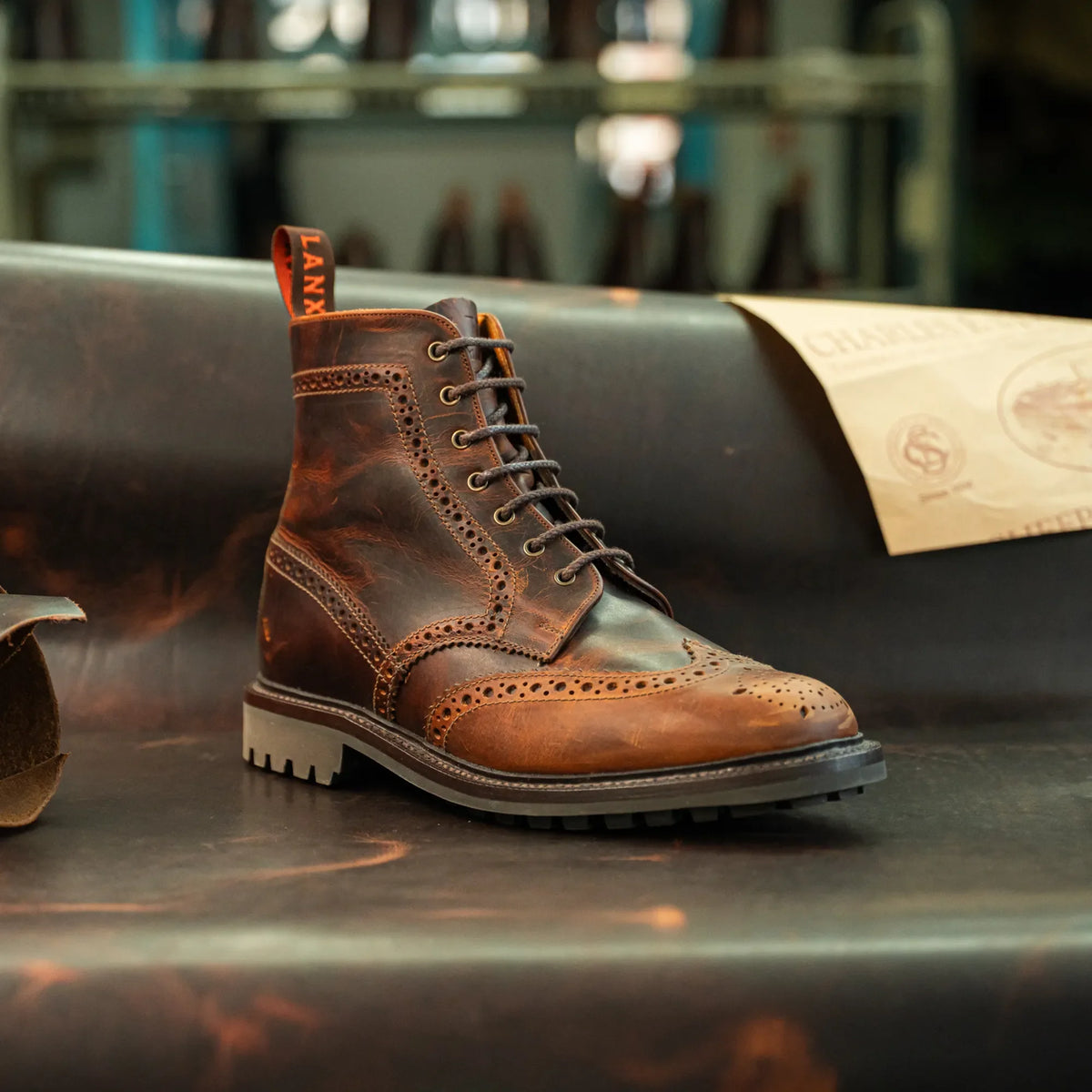 GRINDLETON // CARAMEL-Men's Boots