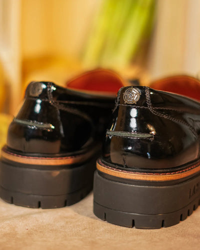 HARWOOD / BLACK PATENT-Women’s Shoes | LANX Proper Men's Shoes
