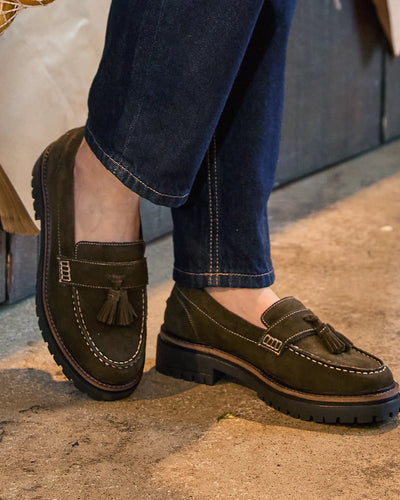 HARWOOD / KHAKI-Women’s Shoes | LANX Proper Men's Shoes