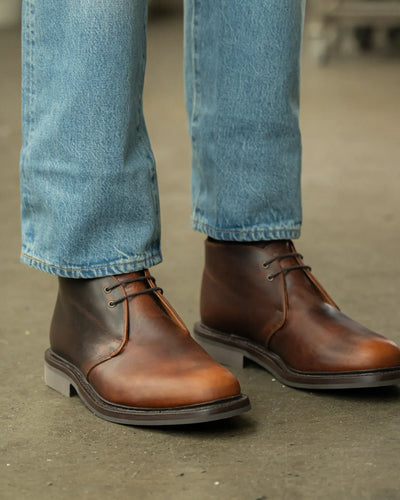 HELMSHORE // CARAMEL-Men's Boots | LANX Proper Men's Shoes