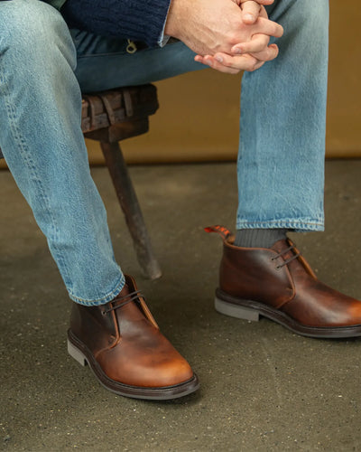 HELMSHORE // CARAMEL-Men's Boots | LANX Proper Men's Shoes