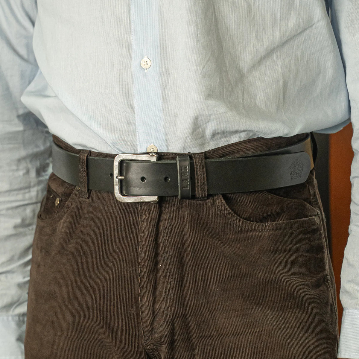 HODDER / BLACK & SILVER-Belt