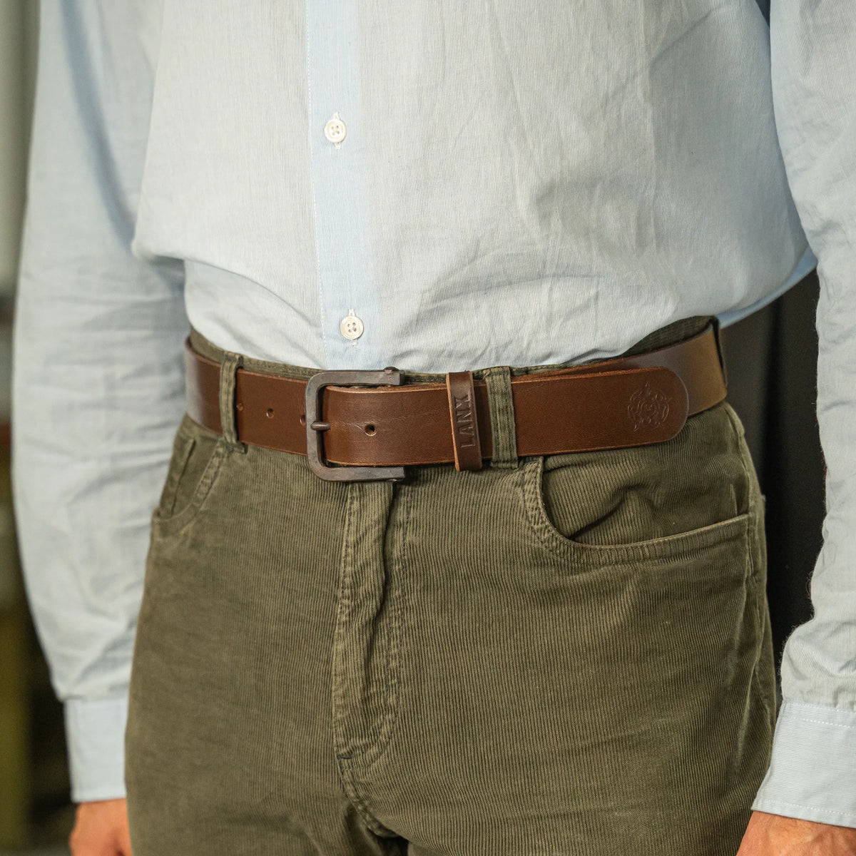 HODDER / BROWN & BLACK-Belt