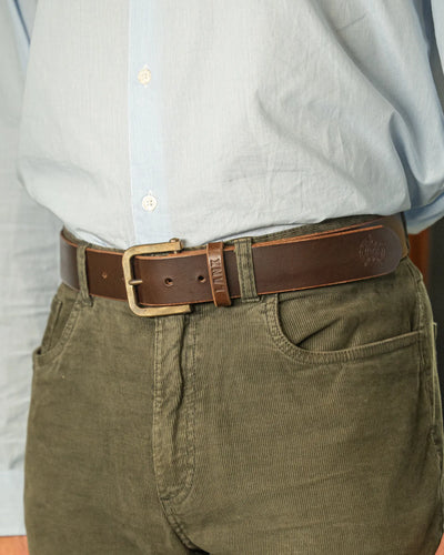 HODDER / BROWN & GOLD-Belt