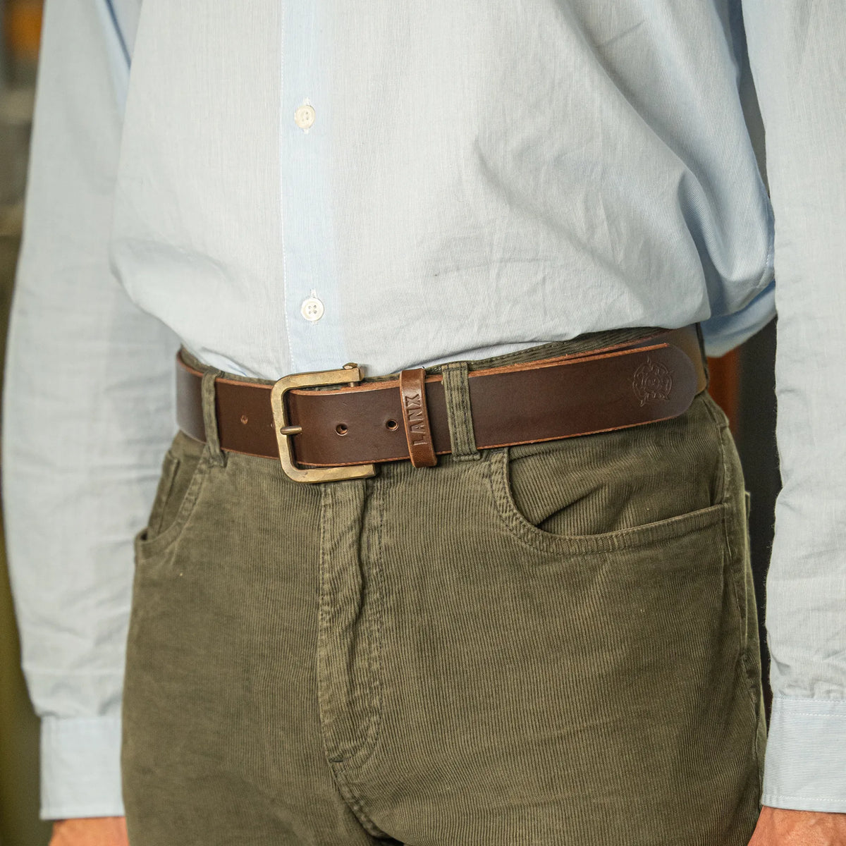 HODDER / BROWN & GOLD-Belt