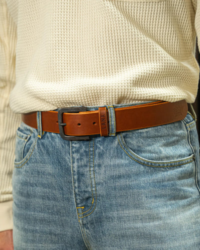 HODDER / TAN & BLACK-Belt