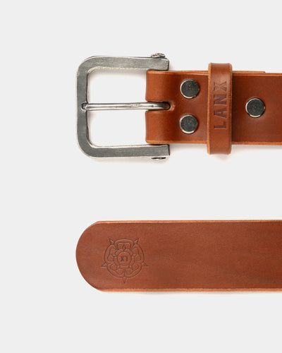 HODDER / TAN & SILVER-Belt