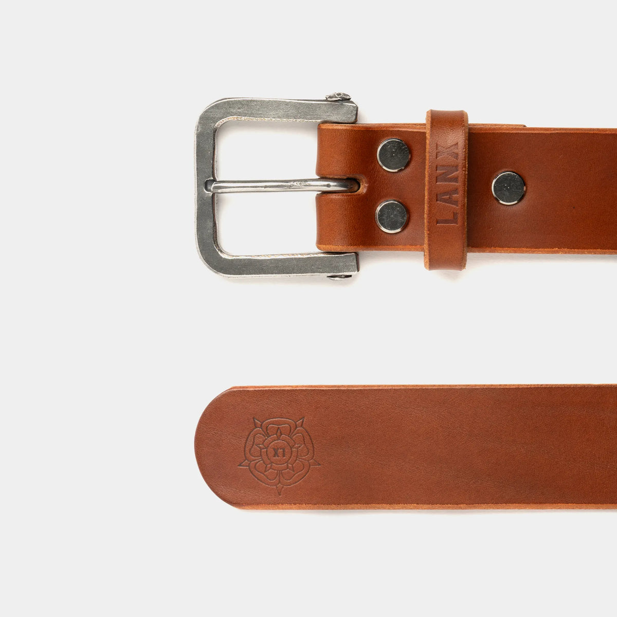 HODDER / TAN & SILVER-Belt