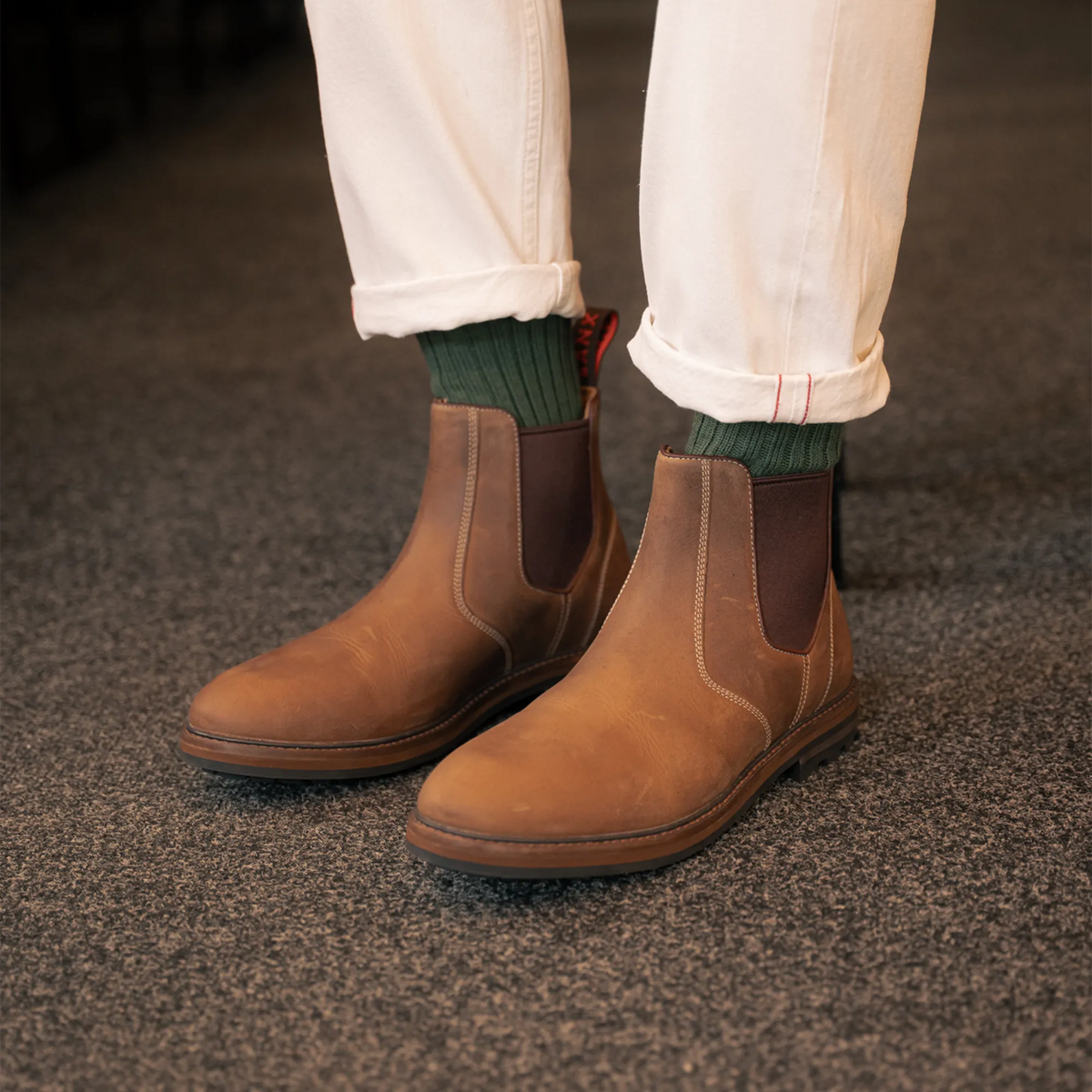 HOGHTON // ACACIA DISTRESSED-Men's Chelsea