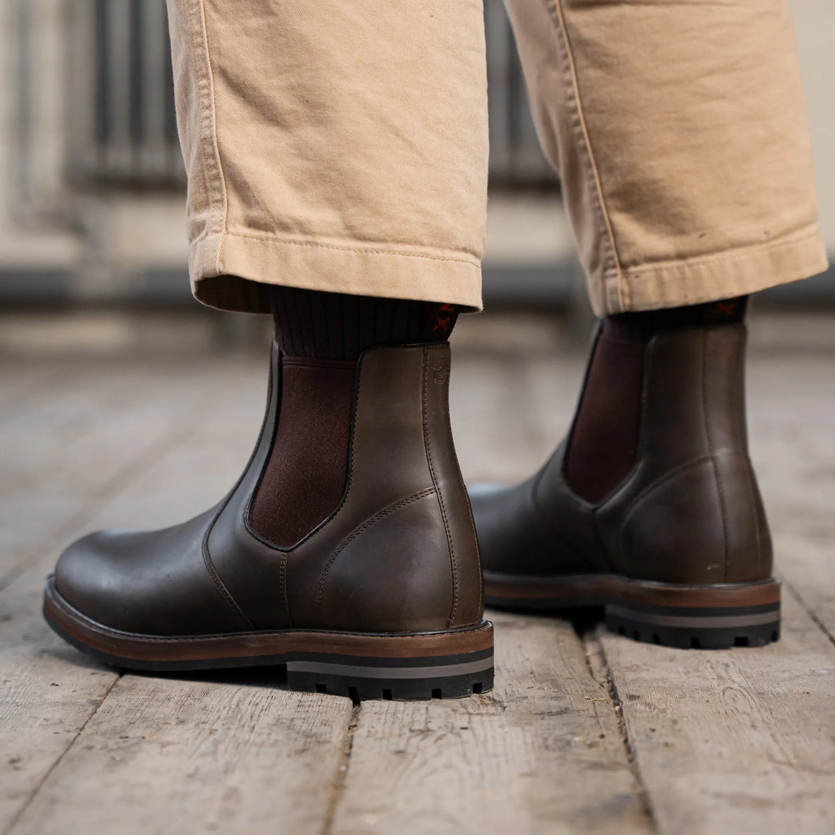 HOGHTON // BROWN DISTRESSED-Men's Chelsea | LANX Proper Men's Shoes