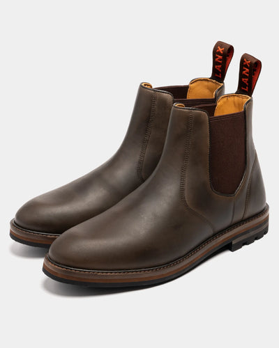 HOGHTON // BROWN DISTRESSED-Men's Chelsea | LANX Proper Men's Shoes