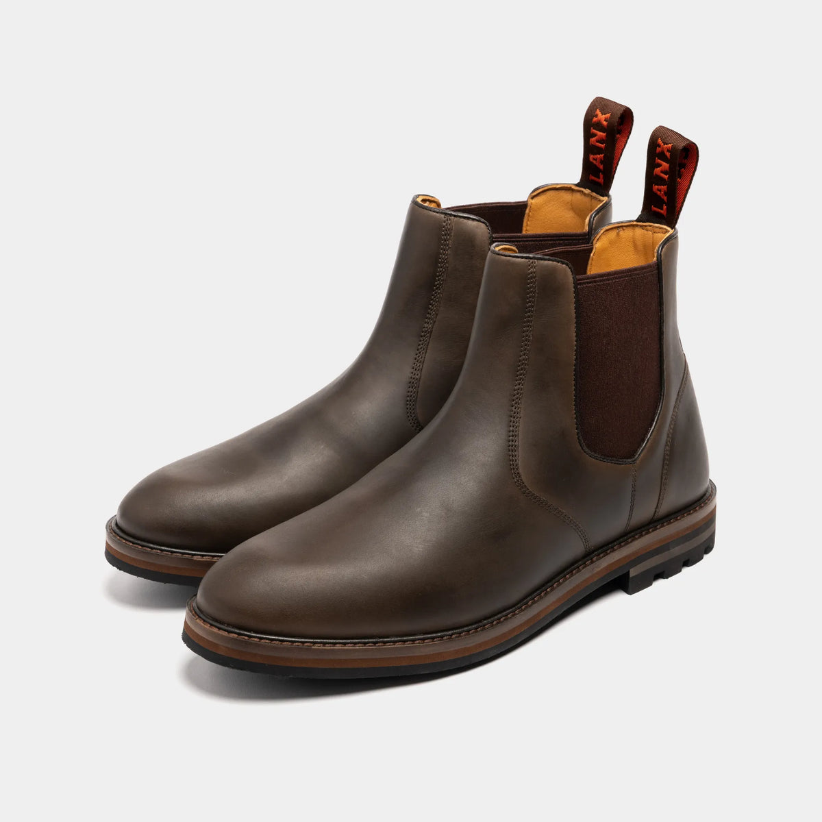 HOGHTON // BROWN DISTRESSED-Men's Chelsea | LANX Proper Men's Shoes
