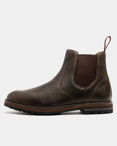 HOGHTON // BROWN DISTRESSED-Men's Chelsea | LANX Proper Men's Shoes